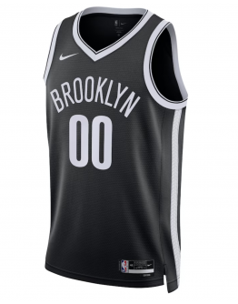 Unisex Brooklyn Nets Nike Black Swingman Custom Jersey - Icon Edition