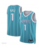 Unisex Charlotte Hornets LaMelo Ball Jordan Brand Teal Swingman Jersey - Icon Edition