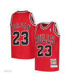 Youth Chicago Bulls Michael Jordan Mitchell & Ness Red Hardwood Classics 1997/98 Authentic Jersey