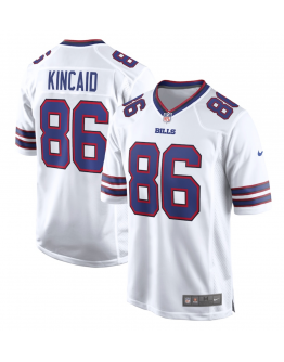 Men's Buffalo Bills Dalton Kincaid Nike White Game Jersey