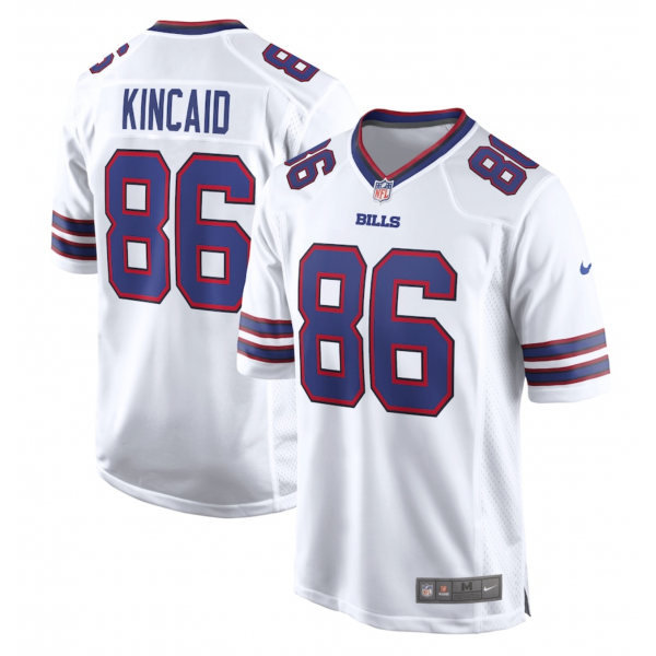 Men's Buffalo Bills Dalton Kincaid Nike White Game Jersey