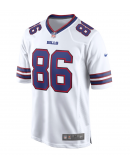 Men's Buffalo Bills Dalton Kincaid Nike White Game Jersey