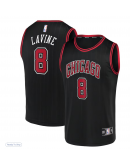 Men's Chicago Bulls Zach LaVine Fanatics Black Fast Break Team Replica Jersey - Statement Edition