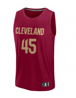 Youth Cleveland Cavaliers Donovan Mitchell Fanatics Wine Fast Break Replica Player Jersey - Icon Edition