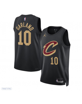 Unisex Cleveland Cavaliers Darius Garland Jordan Brand Black Swingman Jersey - Statement Edition