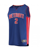 Men's Detroit Pistons Cade Cunningham Fanatics Blue Fast Break Replica Jersey - Icon Edition