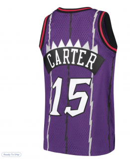 Youth Toronto Raptors Vince Carter Mitchell & Ness Purple 1998/99 Hardwood Classics Swingman Throwback Jersey