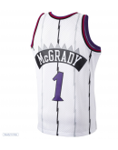 Men's Toronto Raptors Tracy McGrady Mitchell & Ness White 1998/99 Hardwood Classics Swingman Jersey