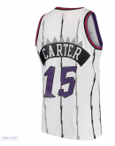 Men's Toronto Raptors Vince Carter Mitchell & Ness White 1998/99 Hardwood Classics Swingman Jersey