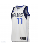 Unisex Dallas Mavericks Luka Dončić Nike White Swingman Jersey - Association Edition