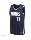 Men's Dallas Mavericks Luka Dončić Fanatics Navy Fast Break Player Jersey - Statement Edition