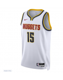 Unisex Denver Nuggets Nikola Jokic Nike White Swingman Jersey - Association Edition