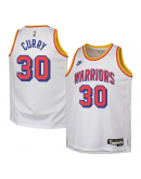 Youth Golden State Warriors Stephen Curry Nike White 2024/25 Swingman Jersey - Classic Edition