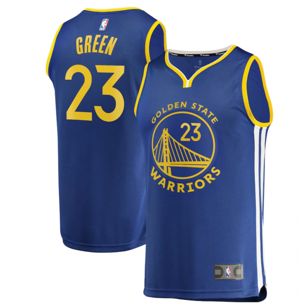 Men's Golden State Warriors Draymond Green Fanatics Royal Fast Break Replica Player Team Jersey - Icon Edition