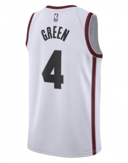 Unisex Houston Rockets Jalen Green Nike White 2024/25 Swingman Player Jersey - City Edition