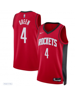 Unisex Houston Rockets Jalen Green Nike Red Swingman Jersey - Icon Edition