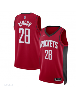 Unisex Houston Rockets Alperen Sengun Nike Red Swingman Jersey - Icon Edition