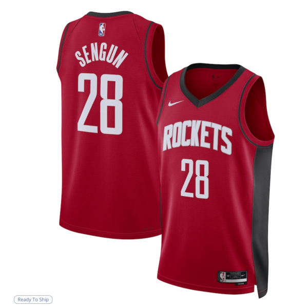 Unisex Houston Rockets Alperen Sengun Nike Red Swingman Jersey - Icon Edition