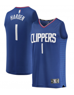 Youth LA Clippers James Harden Fanatics Royal Fast Break Player Jersey - Icon Edition