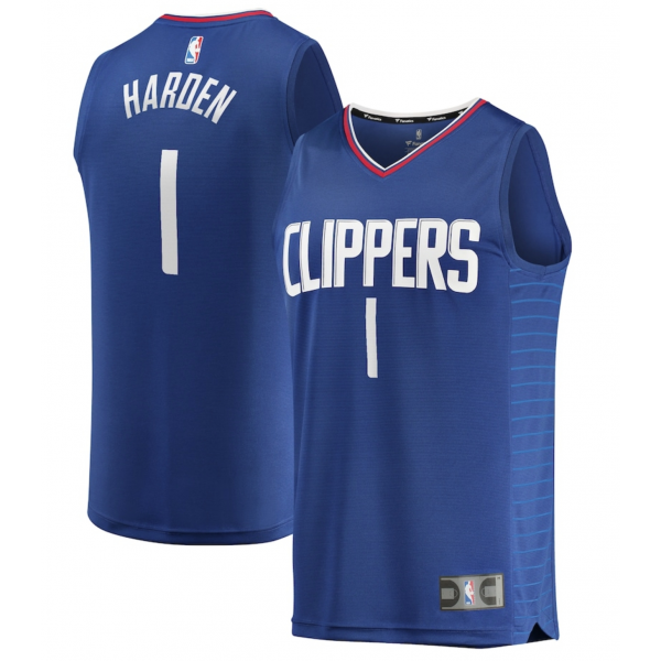 Youth LA Clippers James Harden Fanatics Royal Fast Break Player Jersey - Icon Edition