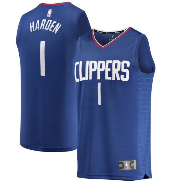 Men's LA Clippers James Harden Fanatics Royal Fast Break Player Jersey - Icon Edition