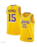 Youth Los Angeles Lakers Austin Reaves Nike Gold Swingman Jersey - Icon Edition