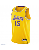 Youth Los Angeles Lakers Austin Reaves Nike Gold Swingman Jersey - Icon Edition