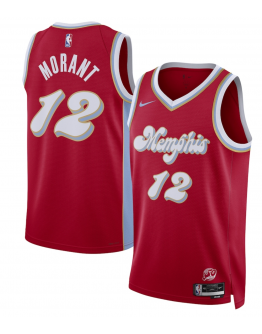 Unisex Memphis Grizzlies Ja Morant Nike Red 2024/25 Swingman Player Jersey - City Edition