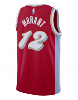 Unisex Memphis Grizzlies Ja Morant Nike Red 2024/25 Swingman Player Jersey - City Edition