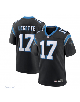 Men's Carolina Panthers Xavier Legette Nike Black 2024 NFL First Round Pick Game Player Jersey