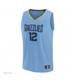 Youth Memphis Grizzlies Ja Morant Fanatics Light Blue Fast Break Player Jersey - Statement Edition