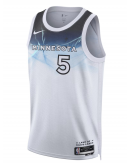 Unisex Minnesota Timberwolves Anthony Edwards Nike White 2024/25 Swingman Player Jersey - City Edition