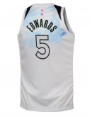 Youth Minnesota Timberwolves Anthony Edwards Nike White 2024/25 Swingman Player Jersey - City Edition