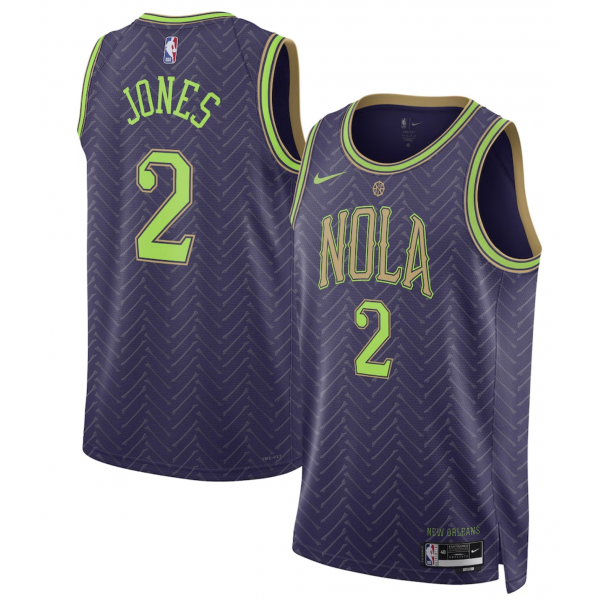 Unisex New Orleans Pelicans Herbert Jones Nike Purple 2024/25 Swingman Player Jersey - City Edition