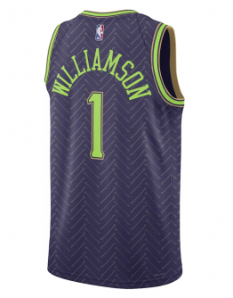 Unisex New Orleans Pelicans Zion Williamson Nike Purple 2024/25 Swingman Player Jersey - City Edition