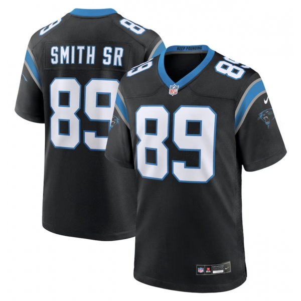 Men's Carolina Panthers Steve Smith Sr. Nike Black Retired Player Game Jersey