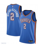 Unisex Oklahoma City Thunder Shai Gilgeous-Alexander Nike Blue Swingman Jersey - Icon Edition