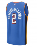 Youth Oklahoma City Thunder Shai Gilgeous-Alexander Fanatics Blue Fast Break Replica Player Jersey - Icon Edition