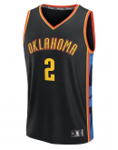 Men's Oklahoma City Thunder Shai Gilgeous-Alexander Fanatics Black 2024/25 Fast Break Player Jersey - City Edition