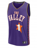 Youth Phoenix Suns Devin Booker Fanatics Purple 2024/25 Fast Break Player Jersey - City Edition