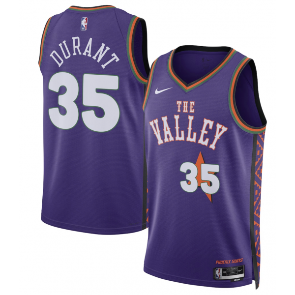 Unisex Phoenix Suns Kevin Durant Nike Purple 2024/25 Swingman Player Jersey - City Edition