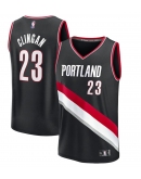 Youth Portland Trail Blazers Donovan Clingan Fanatics Black 2024 NBA Draft Fast Break Player Jersey - Icon Edition