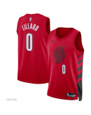 Unisex Portland Trail Blazers Damian Lillard Jordan Brand Red Swingman Jersey - Statement Edition