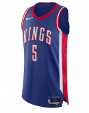 Men's Sacramento Kings De'Aaron Fox Nike Blue 2024/25 Authentic Player Jersey - City Edition