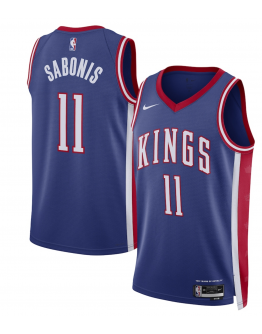 Unisex Sacramento Kings Domantas Sabonis Nike Blue 2024/25 Swingman Player Jersey - City Edition