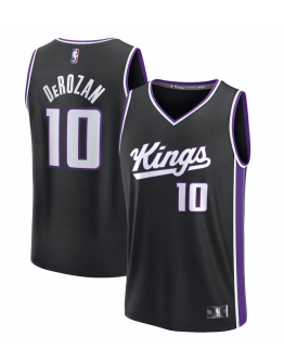 Men's Sacramento Kings DeMar DeRozan Fanatics Black Fast Break Replica Player Jersey - Icon Edition