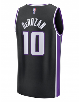 Men's Sacramento Kings DeMar DeRozan Fanatics Black Fast Break Replica Player Jersey - Icon Edition