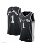 Youth San Antonio Spurs Victor Wembanyama Nike Black Swingman Jersey - Icon Edition