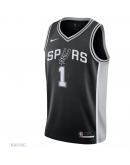 Youth San Antonio Spurs Victor Wembanyama Nike Black Swingman Jersey - Icon Edition