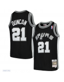 Youth San Antonio Spurs Tim Duncan Mitchell & Ness Black Swingman Throwback Jersey